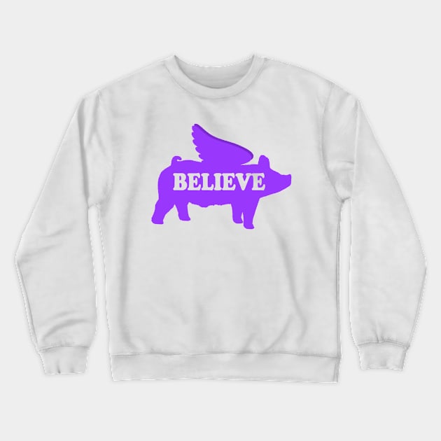 Believe Crewneck Sweatshirt by kragenjehvitz